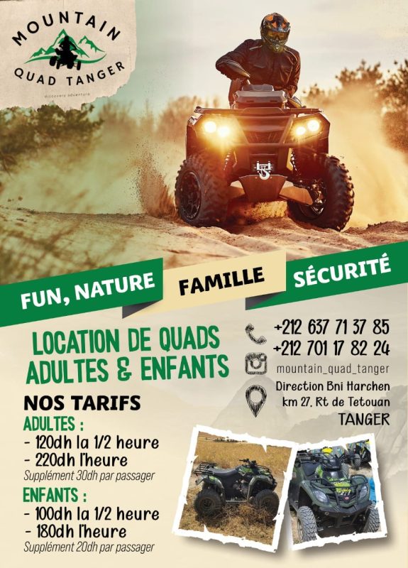 Mountain-quad-Tanger affiche